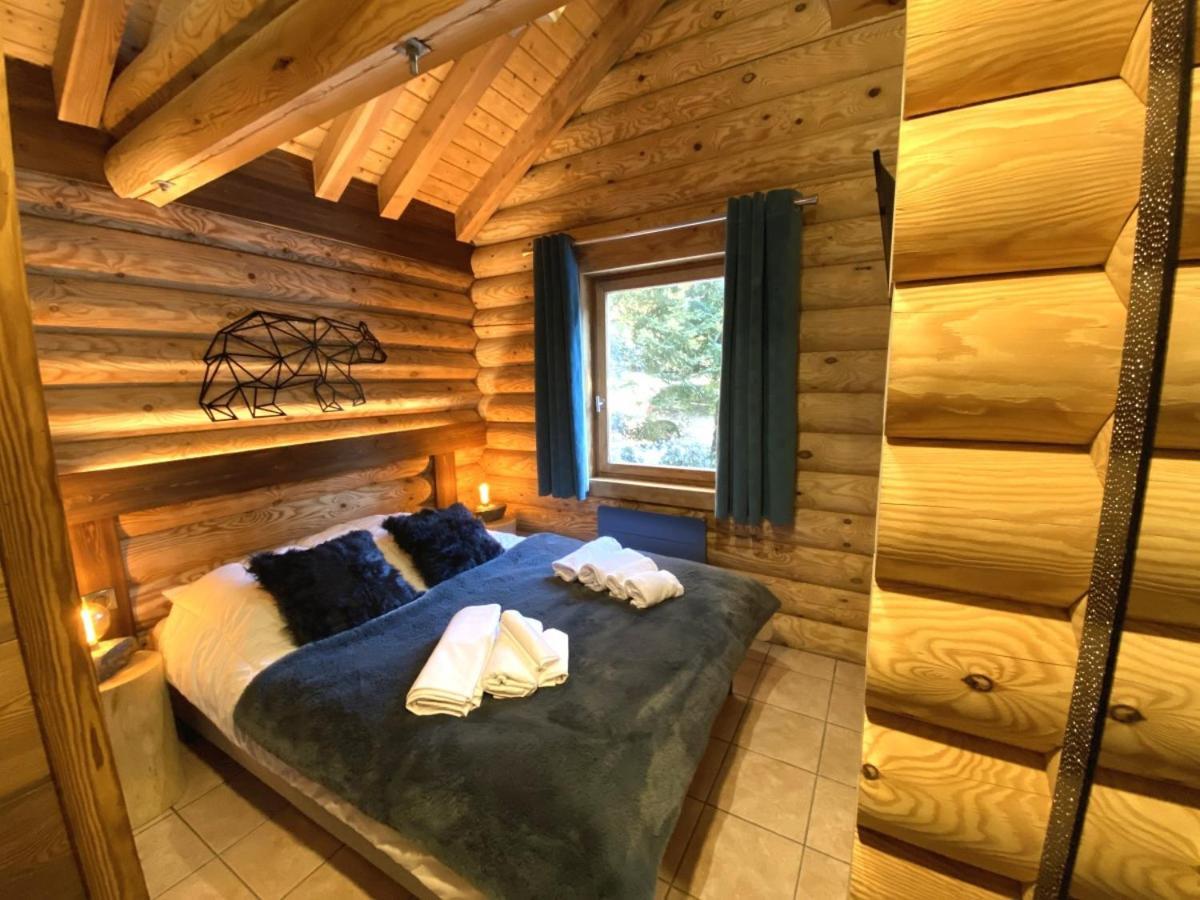 L'Ours Noir Chalet En Rondins La Bresse Exterior photo